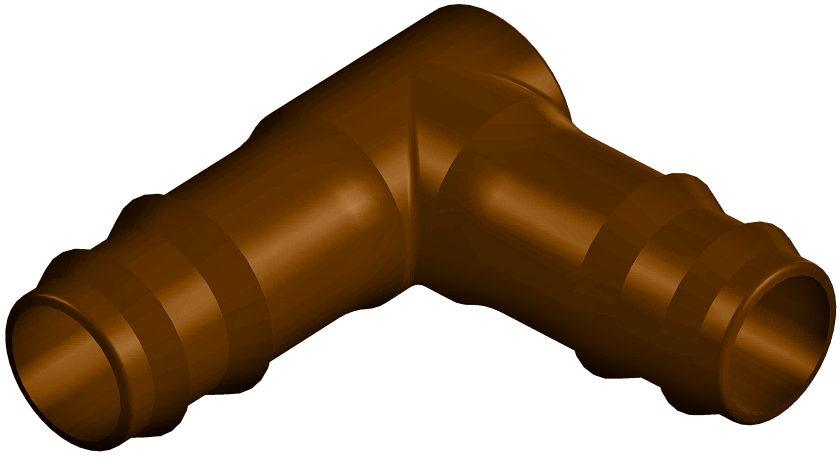 Угол 16*16 (коричневый)