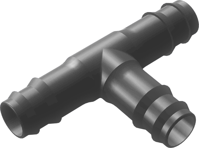 Тройник 16*16*16 (чёрный)