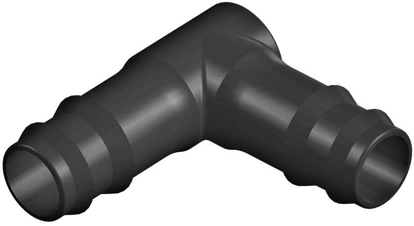 Угол 16*16 (чёрный)