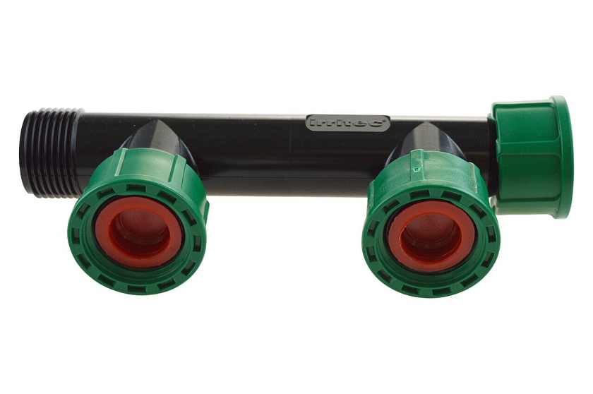 Гребенка прямая на 2 клапана  (434)